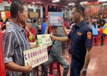 安南宮北極玄天上帝聖誕千秋 警民共沐神恩並加持防詐技能