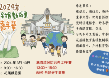 花蓮環保防災勇士PK賽13日展開 場外環保教育成果嘉年華
