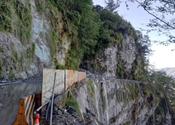 關山警察分局轄區臺20線栗園路段道路阻斷路況說明