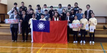 全國扯鈴優等花蓮學童赴日交流 與山形縣小學生體驗兩地文化
