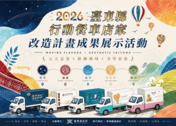 臺東夜市攤商華麗轉型！5台「城市意象」行動餐車6/25成果亮相