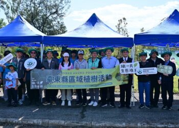 臺東「織一片生態綠網」植樹月！民眾種樹愛臺東 共創永續之都
